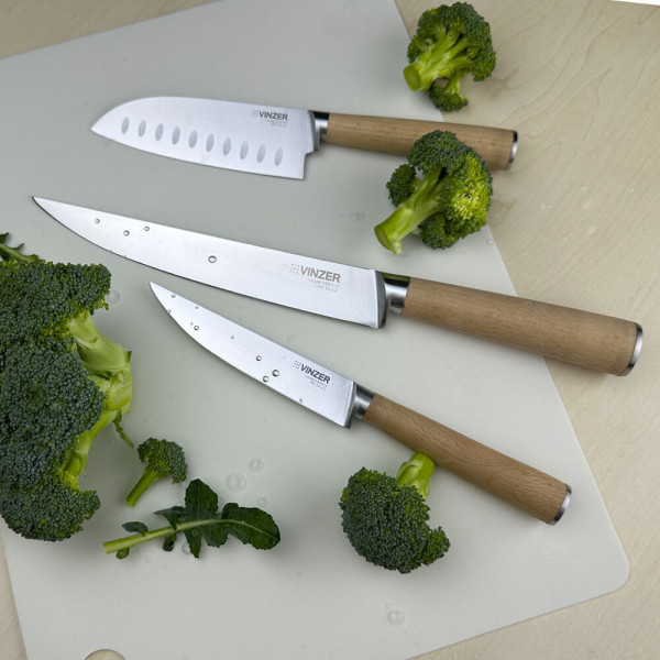 Фото - Ніж для м'яса Vinzer Natura Line 19 см (50614)