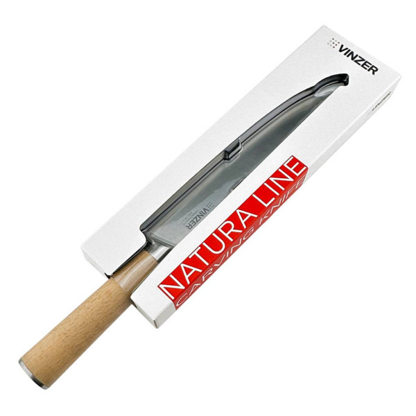 Фото - Ніж для м'яса Vinzer Natura Line 19 см (50614)