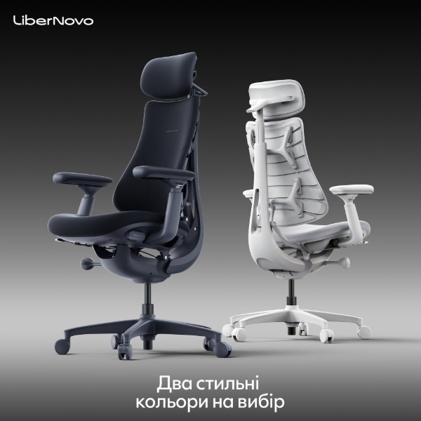Фото - Крісло офісне LiberNovo Omni Midnight Black 48 см (CP-GW-0000015-00-01)