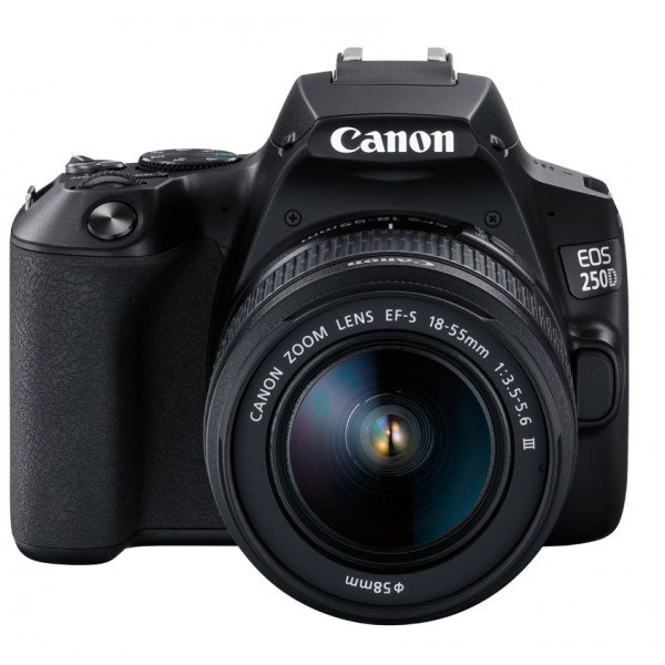 Фото - Фотокамера дзеркальна Canon EOS 250D kit 18-55 DC III Black (3454C009) Фото - Фотокамера дзеркальна Canon EOS 250D kit 18-55 DC III Black (3454C009)
