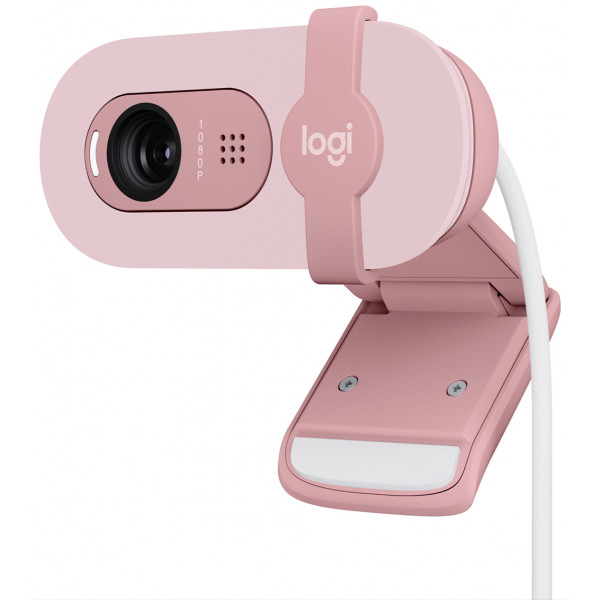 Фото - Веб-камера для комп'ютера Logitech Brio 100 Full HD Rose (960-001623) Фото - Веб-камера для комп'ютера Logitech Brio 100 Full HD Rose (960-001623)