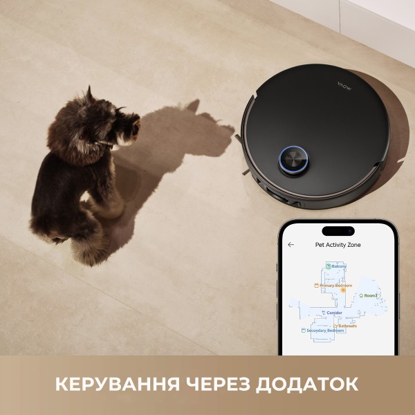 Фото - Пилосос робот миючий з базою Mova V50 Ultra Complete Black (RLV72LE-1-bl)