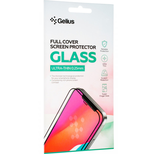 Фото - Захисне скло для смартфону Gelius Full Cover Ultra-Thin 0.25mm for Realme C21/C21Y/C25/Tecno Spark 8 Black Фото - Захисне скло для смартфону Gelius Full Cover Ultra-Thin 0.25mm for Realme C21/C21Y/C25/Tecno Spark 8 Black