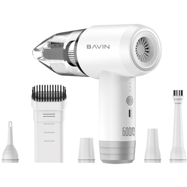 Фото - Автомобільний пилосос Bavin VC-01 6000Pa 2000mAh White (Z-VC01 WH)