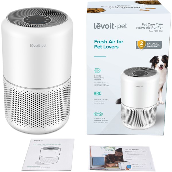 Фото - Очиститель воздуха Levoit Air Purifier Core P350 Pet Care White (HEAPAPLVNEU0035)