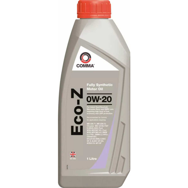 Фото - Масло для авто COMMA ECO-Z 0W-20 1л (ECOZ1L)