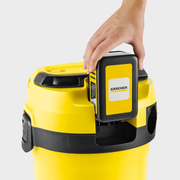 Фото - Пилосос для сухого прибирання з мішком Karcher WD 3-18 без АКБ і ЗП (1.628-550.0)