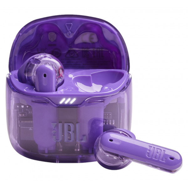 Фото - Наушники вкладыши беспроводные TWS JBL Tune Flex 2 Ghost Purple (JBLTFLEX2GMAE) Фото - Наушники вкладыши беспроводные TWS JBL Tune Flex 2 Ghost Purple (JBLTFLEX2GMAE)