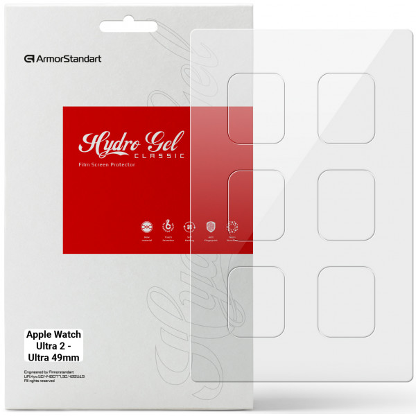 Фото - Захисна плівка для смарт-годинника Armorstandart Apple Watch Ultra 2 / Ultra 49mm 6 шт. (ARM64695)
