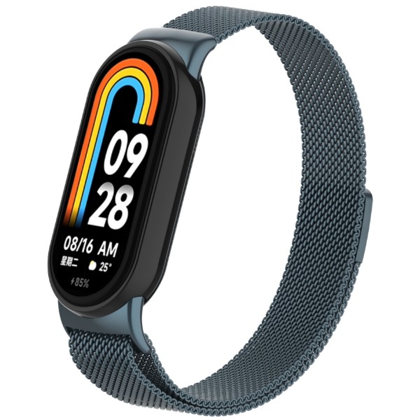 Фото - Ремешок для фитнес-браслета Armorstandart Milanese Magnetic Band for Xiaomi Mi Band 9/8 Titanium Grey (ARM69918)