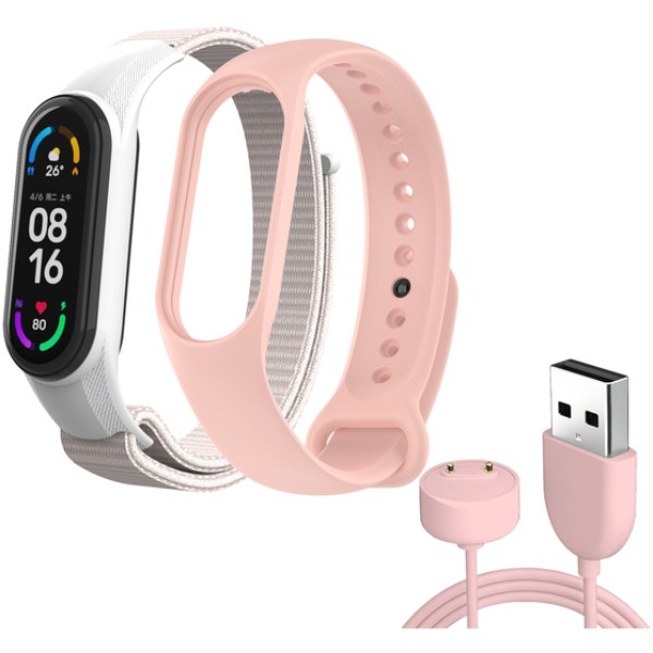 Фото - Ремешок для фитнес-браслета Armorstandart Set for Xiaomi Mi Band 7/6/5 New Style Pink 3 шт. (ARM77037) Фото - Ремешок для фитнес-браслета Armorstandart Set for Xiaomi Mi Band 7/6/5 New Style Pink 3 шт. (ARM77037)