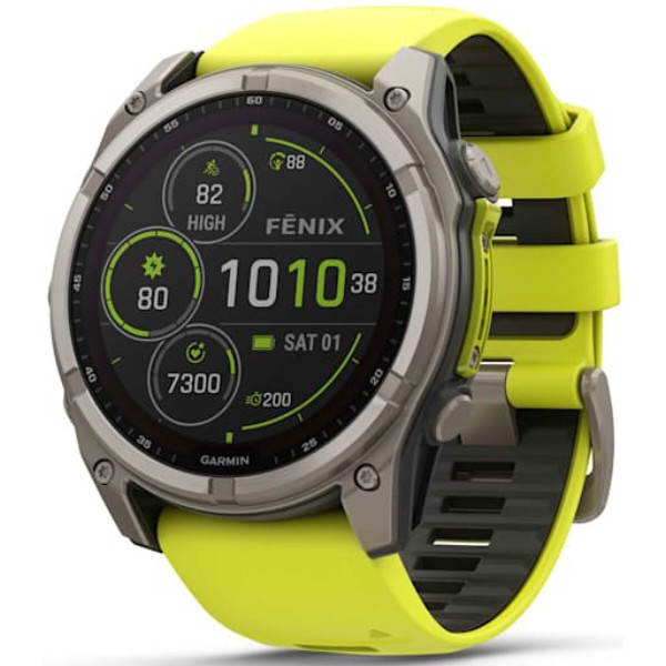 Фото - Смарт-годинник Garmin fenix 8 47mm Saph Solar (010-02906-21)