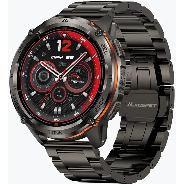 Фото - Смарт-часы KOSPET TANK T3 ULTRA 2 SE Black Фото - Смарт-часы KOSPET TANK T3 ULTRA 2 SE Black