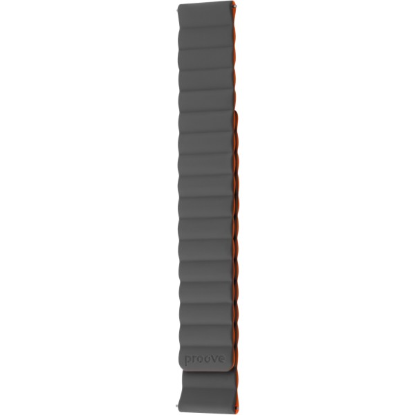 Фото - Ремінець для смарт-годинника Proove Silk Grip Band 22 mm gray/orange (WBSGUW22MM32)
