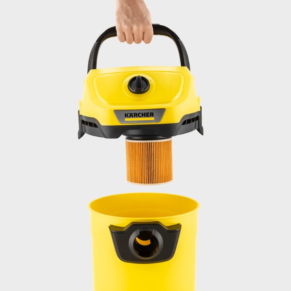 Фото - Пилосос для сухого прибирання з мішком Karcher WD 3-18 без АКБ і ЗП (1.628-550.0)