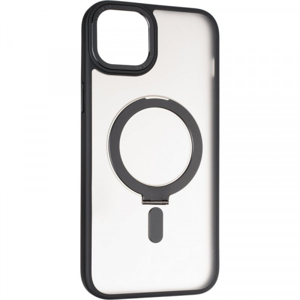 Фото - Чохол для смартфону Gelius Bumper Case MagSafe Stand for iPhone 15 Plus Black (94478)