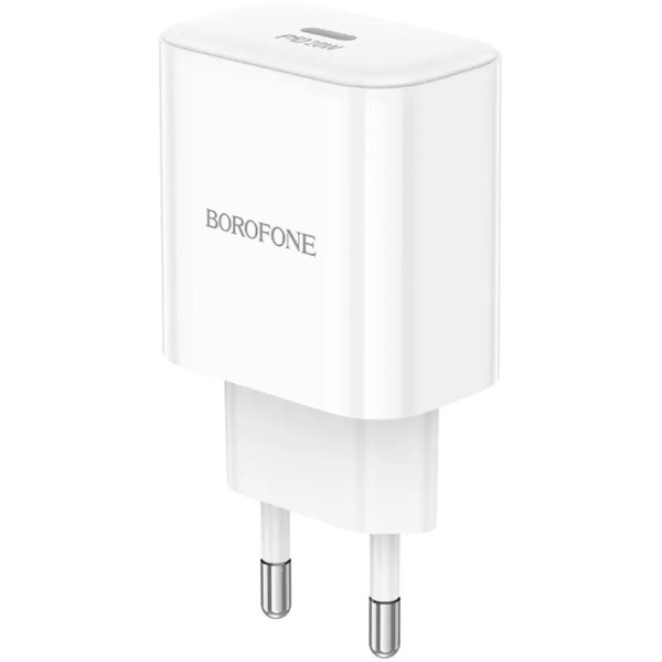 Фото - Сетевое зарядное устройство BOROFONE BA81A PD20W charger(EU) White (6941991108181)