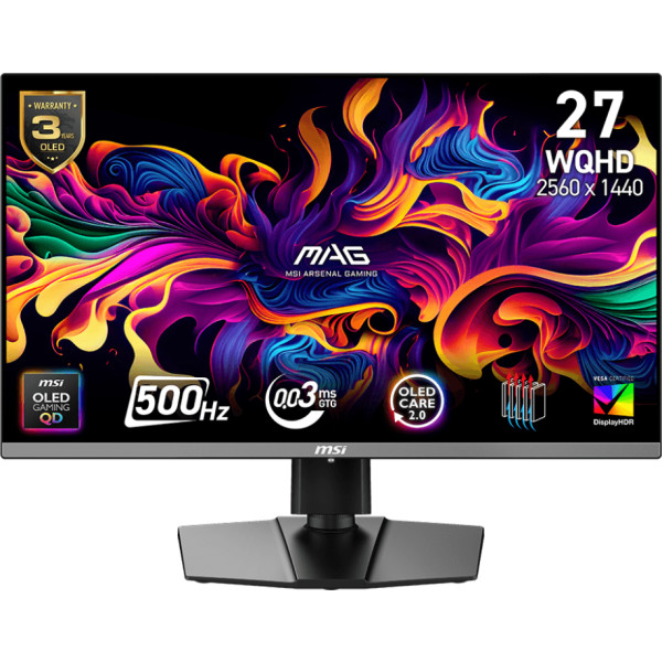 Фото - Монітор MSI MAG 272QP QD-OLED X50