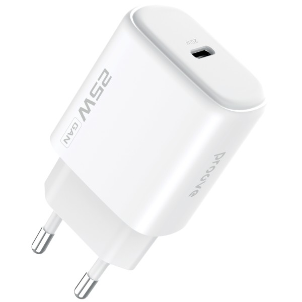 Фото - Сетевое зарядное устройство Proove Silicone Power 2 25W Type-C White (WCSP25010002)