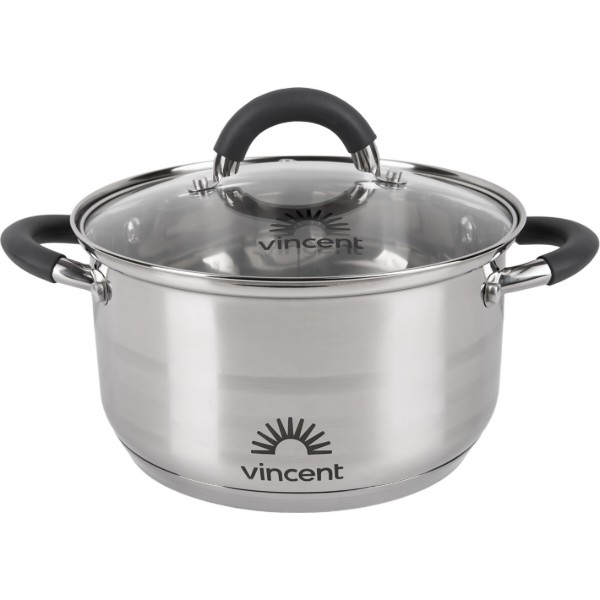 Фото - Кастрюля Vincent 20 см 3.4 л (VC-3179-20)