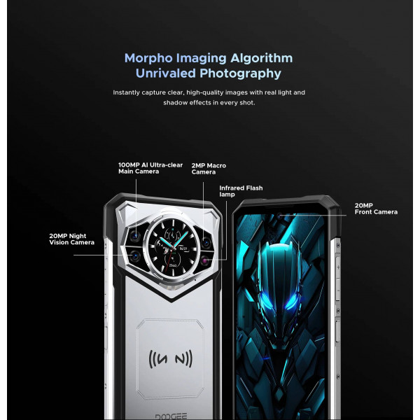 Фото - Смартфон Doogee S200 12/256 Silver