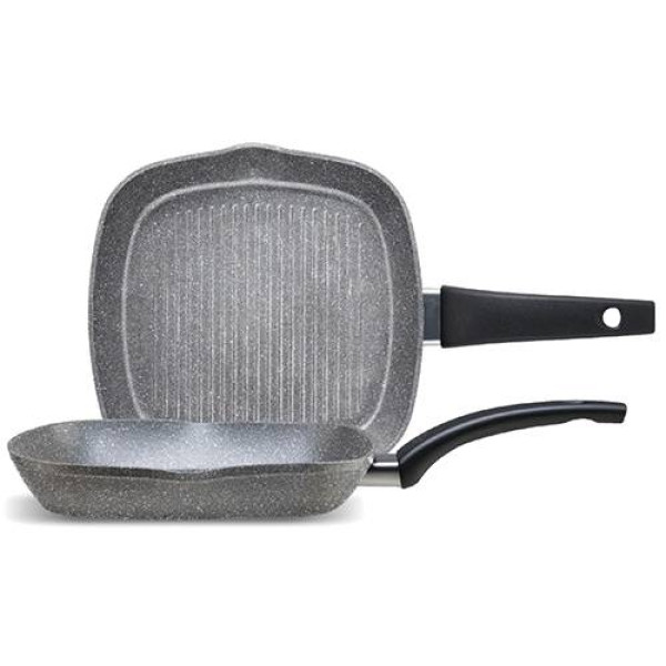 Фото - Сковорода гриль Piardi Home UNION 28 см (UNIS2840STI1) Фото - Сковорода гриль Piardi Home UNION 28 см (UNIS2840STI1)