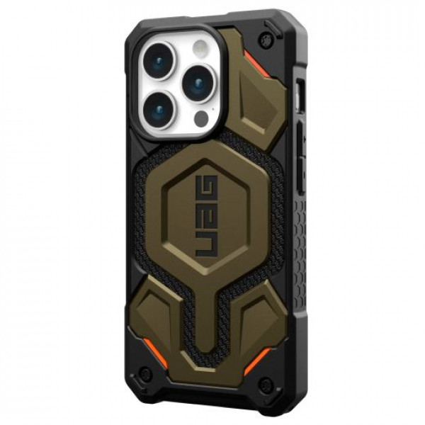 Фото - Чохол для смартфону UAG for Apple iPhone 15 Pro Max Monarch Pro Magsafe Kevlar Elemental Green (11422211397B)