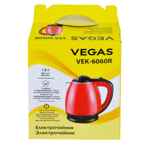 Фото - Электрический чайник Vegas VEK-6060R