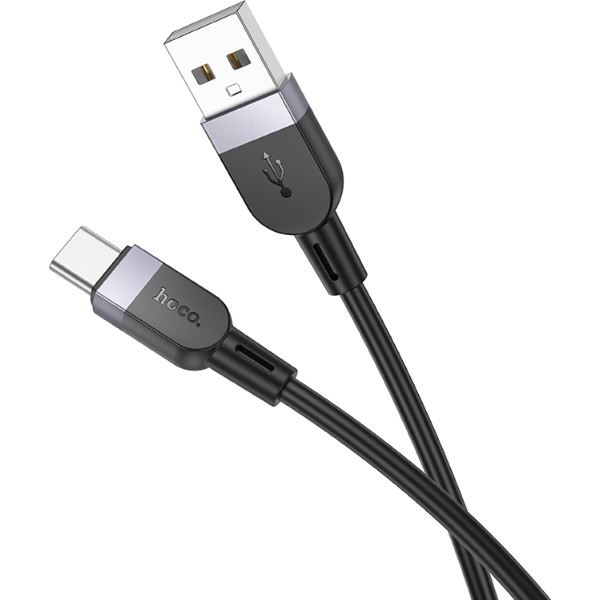 Фото - Кабель HOCO X109 Energy silicone charging data cable Type-C (L=1M) Black (6942007636247)