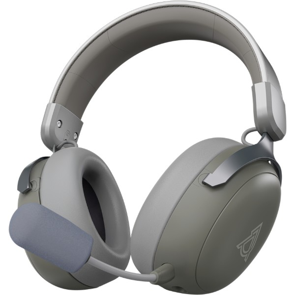 Фото - Гарнитура беспроводная игровая Ajazz AHM08 MAX 3-Mode Grey (AHM08-MAX-GW)