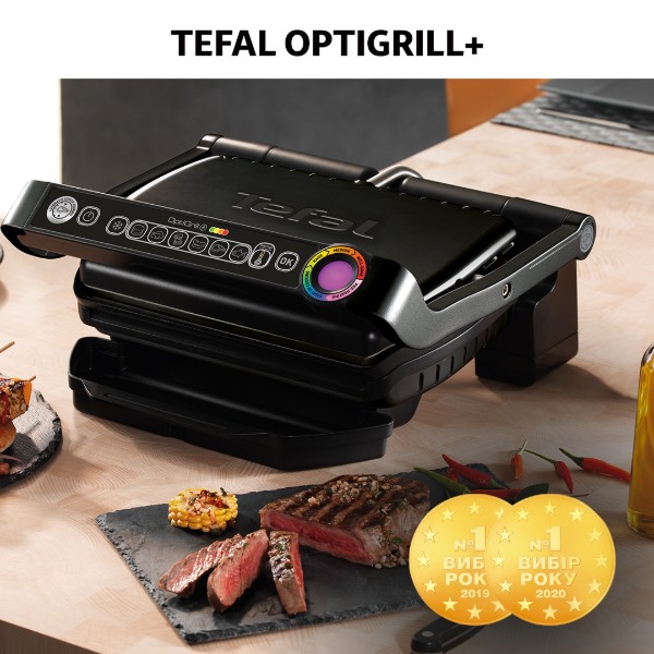Фото - Гриль-барбекю электрический Tefal GC714834 OptiGrill +