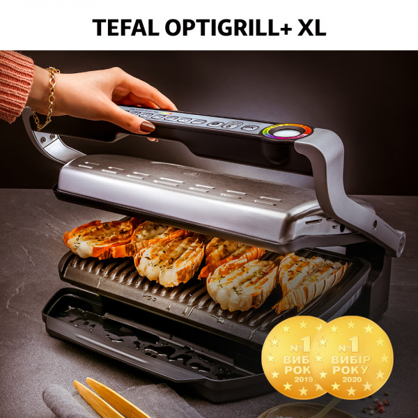 Фото - Гриль-барбекю електричний Tefal GC722D34 Optigrill+ XL