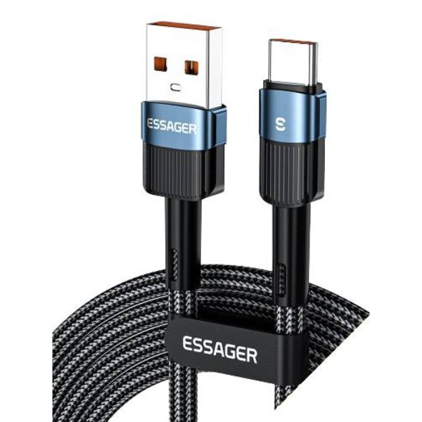 Фото - Кабель Essager Star 7A Type-C USB Cable 2m Blue (EXCT-XCA03)