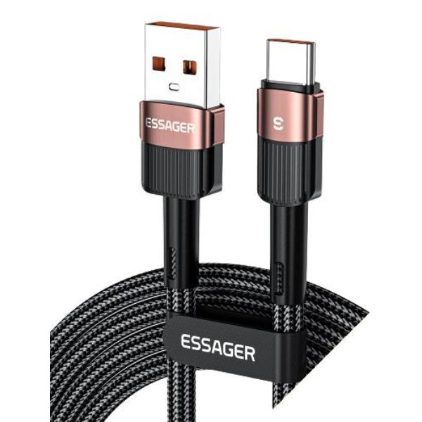 Фото - Кабель Essager Star 7A Type-C USB Cable 2m Brown (EXCT-XCA12)