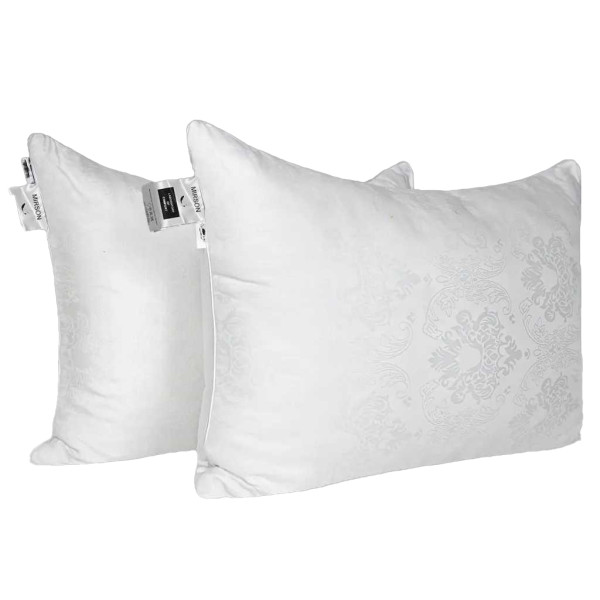 Фото - Подушка стандартная MirSon №15-12 Ferrero Silk Kapok White высокая 70х70 (2200011164441)