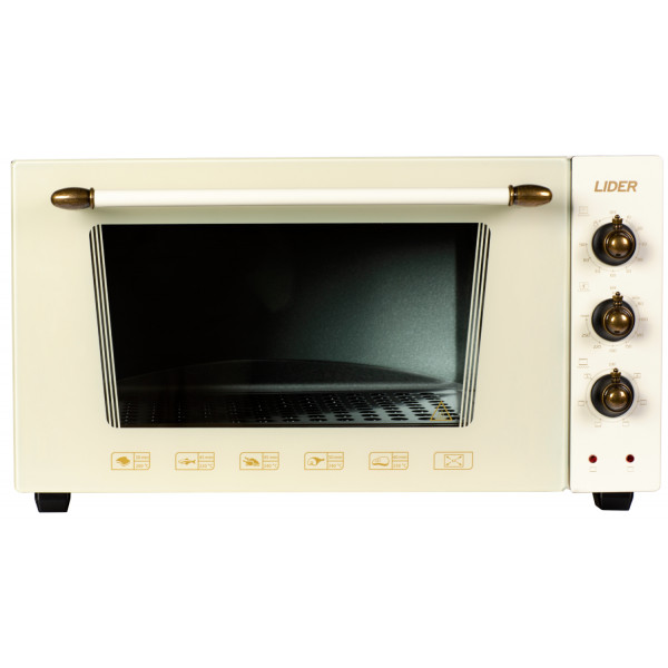 Фото - Піч електрична Lider 4223 Lux Retro Beige-Beige-Beige Фото - Піч електрична Lider 4223 Lux Retro Beige-Beige-Beige