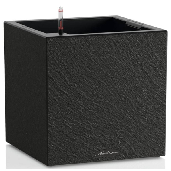 Фото - Вазон Lechuza Canto Slatestone Low  30 темно-сірий 15931