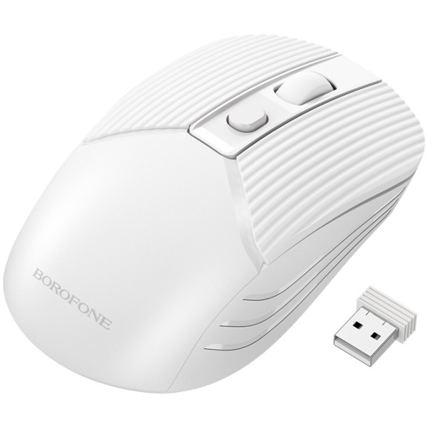 Фото - Миша бездротова BOROFONE BG5 Business wireless mouse White (6974443383003) Фото - Миша бездротова BOROFONE BG5 Business wireless mouse White (6974443383003)