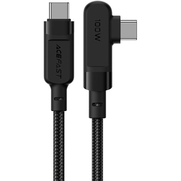 Фото - Кабель AceFast C5-03 USB-C to USB-C 100W 2m Black (6974316281016) Фото - Кабель AceFast C5-03 USB-C to USB-C 100W 2m Black (6974316281016)
