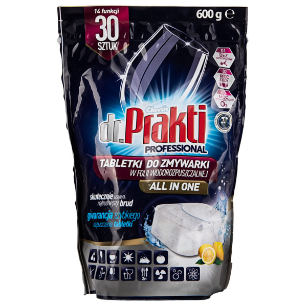 Фото - Таблетка для посудомоечной машины DR. PRAKTI doypack 30 шт