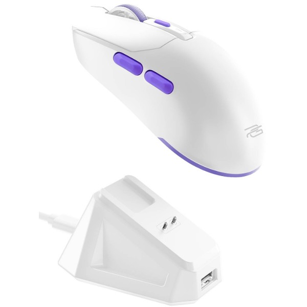 Фото - Миша бездротова ігрова Proove Gaming Rate Pro with Charging Dock white (WMRPCD022002)