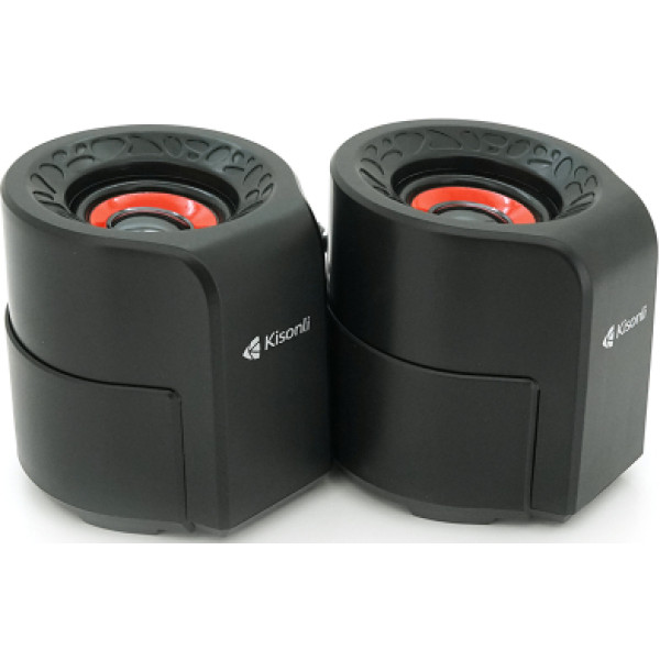 Фото - Комп'ютерна акустика компактна 2.0 Kisonli A-909 Black