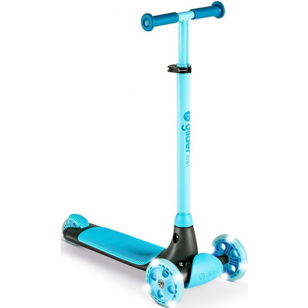 Фото - Триколісний самокат YVolution YGlider Kiwi Синий (Y101257)