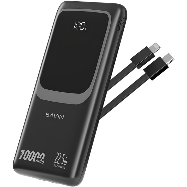 Фото - Батарея мобільна Bavin PC1029S 10000 mAh FAST CHARGING 22.5W Black (Y-PC1029S BK)