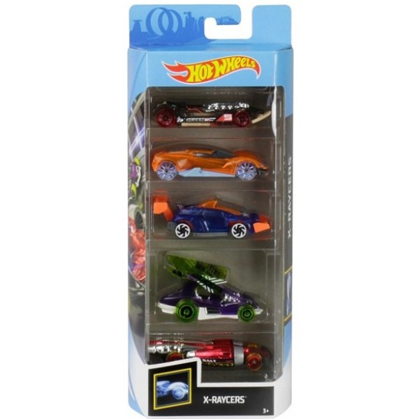 Фото - Набір базових машинок Hot Wheels Подарунковий (5 шт.) В ас. (1806)