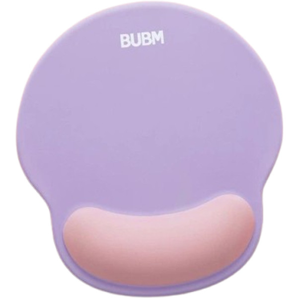 Фото - Коврик для мыши BUBM с подушкой под запястье Фиолетовый+розовый круглый