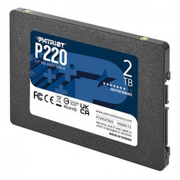 Фото - SSD-накопичувач внутрішній Patriot SATA 2.5" 2TB/P220 (P220S2TB25)