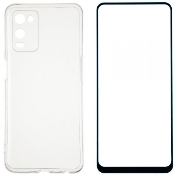 Фото - Чохол для смартфону XOKO Ultra Thin Air + Захисне скло Full Cover Ultra-Thin 0.25мм for Oppo A54 Black (XK-CS-ULT-OP-A54)