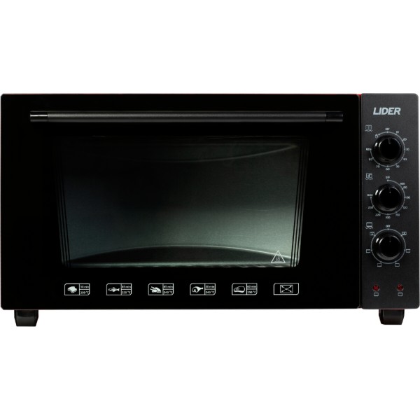 Фото - Піч електрична Lider 4223 Lux Black-Black-Red Фото - Піч електрична Lider 4223 Lux Black-Black-Red