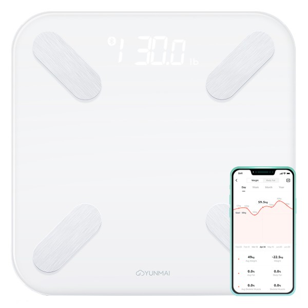 Фото - Ваги YUNMAI X Smart Scale White (M1825CH-WH)